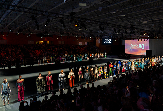 Image of the Silver Needle Runway fasion show.