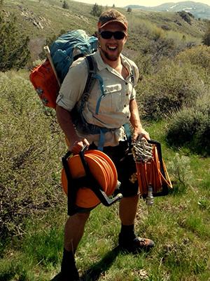 Zion Klos hiking outdoors