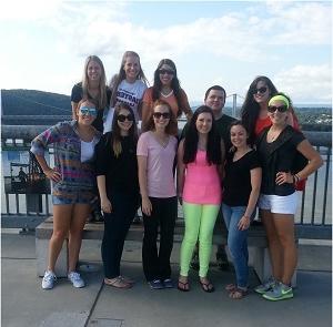 Marist MA isn School Psychology Graduate Students at Walkway Over the Hudson.